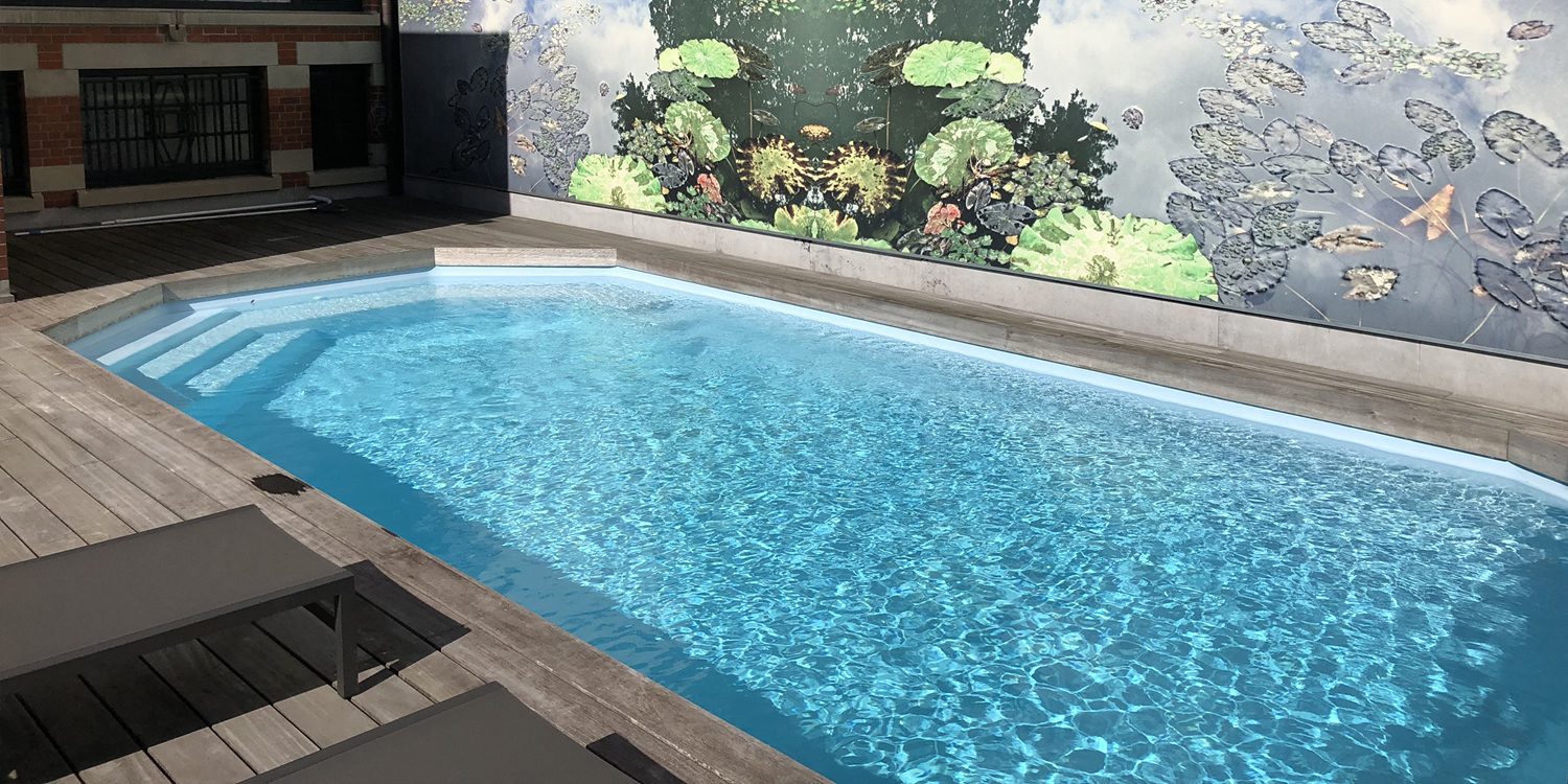 Piscine monobloc extérieure Uccle